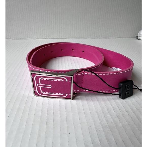 Dolce& Gabbana girl’s hot pink faux leather belt size XL